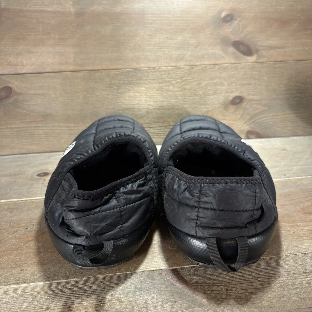 The North Face ThermoBall Mens size 10 shoes Black insulated mule slippers